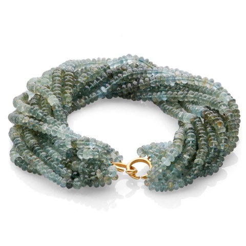 Aquamarine necklace 