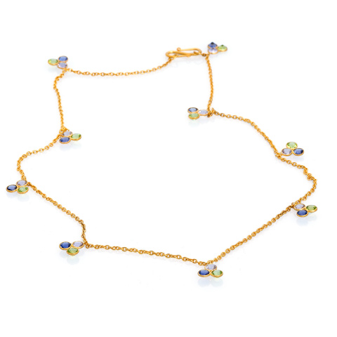 18K Gelbgold Halskette 