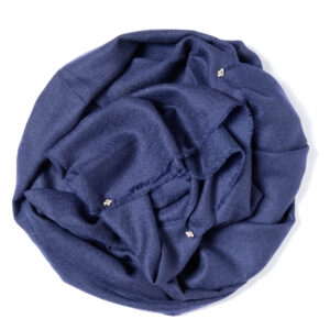 Pashmina bleu marine foncé