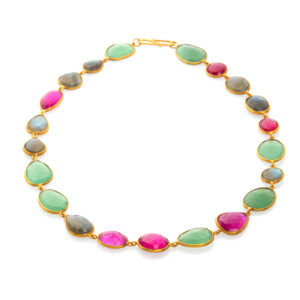 18K yellow gold necklace