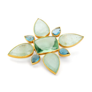 Broche or jaune 18 ct