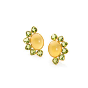 Boucles d'oreilles or jaune 18 ct