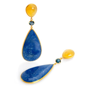 Boucles d'oreilles or jaune 18 ct
