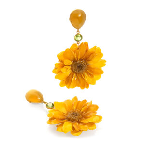 Boucles d'oreilles or jaune 18 ct