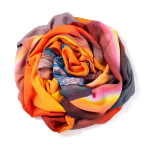Orange pashmina