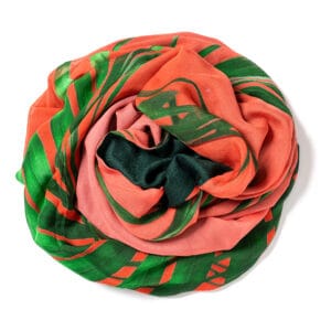 Dunkelgrüner Pashmina