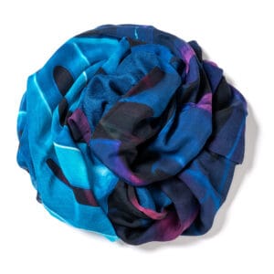 Indigoblauer Pashmina