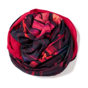 Kirschroter Pashmina