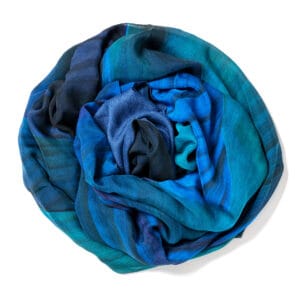 Blauer Pashmina
